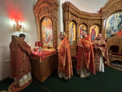 29-Божественная Литургия в святую Пасхальную ночь в главном храме Восточного Казахстана