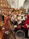 50-Божественная Литургия в святую Пасхальную ночь в главном храме Восточного Казахстана