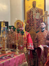 14-Память святых Царственных мучеников. Божественная Литургия в Троицком соборе города Усть-Каменогорска