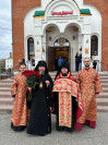 3-На Пасхальной вечерне православные христиане города Усть‑Каменогорска встретили Благодатный огонь