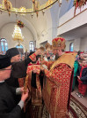 7-На Пасхальной вечерне православные христиане города Усть‑Каменогорска встретили Благодатный огонь