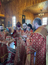 6-В понедельник Светлой седмицы архиепископ Амфилохий совершил Божественную Литургию в Покровском соборе города Усть‑Каменогорска