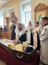 16-В Троицком соборе города Усть-Каменогорска  простились с протодиаконом Георгием Засыпкиным