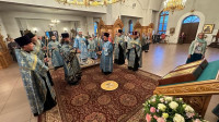 8-Праздничное вечернее богослужение в главном храме Восточного Казахстана накануне Рождества Пресвятой Богородицы