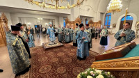11-Праздничное вечернее богослужение в главном храме Восточного Казахстана накануне Рождества Пресвятой Богородицы