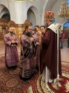 19-Накануне третьей Недели Святой Четыредесятницы            архиепископ Амфилохий совершил Всенощное бдение в Андреевском соборе города Усть-Каменогорска