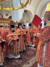 19-Архиепископ Амфилохий совершил Божественную Литургию в сослужении духовенства епархии