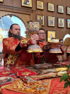 41-Архиепископ Амфилохий совершил Божественную Литургию в сослужении духовенства епархии
