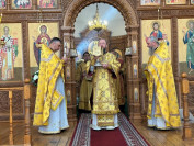 23-В 11-е воскресение после Пятидесятницы архиепископ Амфилохий совершил Божественную Литургию в Андреевском кафедральном соборе города Усть-Каменогорска