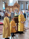 24-В 11-е воскресение после Пятидесятницы архиепископ Амфилохий совершил Божественную Литургию в Андреевском кафедральном соборе города Усть-Каменогорска