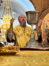 27-В 11-е воскресение после Пятидесятницы архиепископ Амфилохий совершил Божественную Литургию в Андреевском кафедральном соборе города Усть-Каменогорска