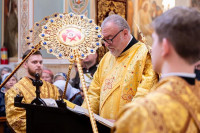 23-В Алма-Ате почтили 70-летие преставления ко Господу священноисповедника Николая, митрополита Казахстанского. Архиепископ Усть-Каменогорский и Семипалатинский Амфилохий сослужил Главе Митрополичьего округа за Литургией в Никольском соборе