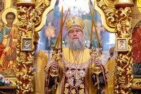 29-В Алма-Ате почтили 70-летие преставления ко Господу священноисповедника Николая, митрополита Казахстанского. Архиепископ Усть-Каменогорский и Семипалатинский Амфилохий сослужил Главе Митрополичьего округа за Литургией в Никольском соборе