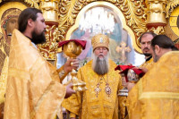 35-В Алма-Ате почтили 70-летие преставления ко Господу священноисповедника Николая, митрополита Казахстанского. Архиепископ Усть-Каменогорский и Семипалатинский Амфилохий сослужил Главе Митрополичьего округа за Литургией в Никольском соборе