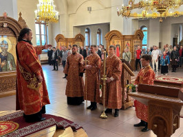 Божественная Литургия в Неделю 6-ю по Пасхе, о слепом