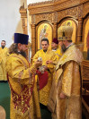 13-Божественная Литургия святителя Иоанна Златоуста в Свято-Андреевском кафедральном соборе города Усть-Каменогорска 