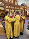 34-Божественная Литургия святителя Иоанна Златоуста в Свято-Андреевском кафедральном соборе города Усть-Каменогорска 