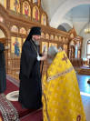 44-Божественная Литургия святителя Иоанна Златоуста в Свято-Андреевском кафедральном соборе города Усть-Каменогорска 