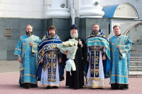 1-В праздник Успения Пресвятой Богородицы архиепископ Усть-Каменогорский и Семипалатинский Амфилохий принял участие в престольном торжестве главного храма Казахстана