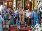 2-В праздник Успения Пресвятой Богородицы архиепископ Усть-Каменогорский и Семипалатинский Амфилохий принял участие в престольном торжестве главного храма Казахстана