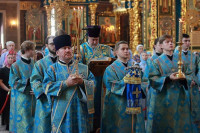 8-В праздник Успения Пресвятой Богородицы архиепископ Усть-Каменогорский и Семипалатинский Амфилохий принял участие в престольном торжестве главного храма Казахстана