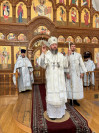 4-В главном храме епархии молитвенно встретили праздник Вознесения Господа Бога и Спаса нашего Иисуса Христа