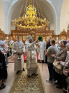 54-В главном храме епархии молитвенно встретили праздник Вознесения Господа Бога и Спаса нашего Иисуса Христа