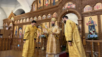 17-Архиепископ Амфилохий возглавил служение Божественной Литургии в главном храме Восточного Казахстана