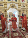 20-Архиепископ Амфилохий совершил Божественную Литургию в Знаменско-Абалацком Петро-Павловском женском монастыре города Семипалатинска
