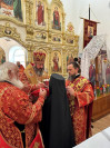 31-Архиепископ Амфилохий совершил Божественную Литургию в Знаменско-Абалацком Петро-Павловском женском монастыре города Семипалатинска