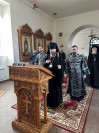 1-Архиепископ Амфилохий совершил Божественную Литургию Преждеосвященных Даров в Троицком храме Свято-Троицкого мужского монастыря 