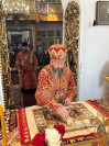 18-В Неделю о расслабленном архиепископ Амфилохий возглавил служение Божественной Литургии в Воскресенском кафедральном соборе города Семипалатинска