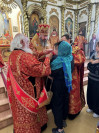 31-В Неделю о расслабленном архиепископ Амфилохий возглавил служение Божественной Литургии в Воскресенском кафедральном соборе города Семипалатинска