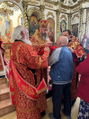 32-В Неделю о расслабленном архиепископ Амфилохий возглавил служение Божественной Литургии в Воскресенском кафедральном соборе города Семипалатинска