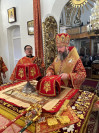 33-В Неделю о расслабленном архиепископ Амфилохий возглавил служение Божественной Литургии в Воскресенском кафедральном соборе города Семипалатинска