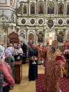 47-В Неделю о расслабленном архиепископ Амфилохий возглавил служение Божественной Литургии в Воскресенском кафедральном соборе города Семипалатинска