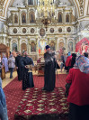 52-В Неделю о расслабленном архиепископ Амфилохий возглавил служение Божественной Литургии в Воскресенском кафедральном соборе города Семипалатинска