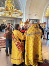 28-Божественная Литургия в Неделю святых отец в главном храме Восточного Казахстана