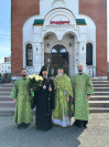 2-Неделя цветоносная. Божественная Литургия в Андреевском кафедральном соборе города Усть-Каменогорска