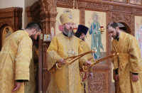 19-Архиепископ Амфилохий возглавил служение Божественной Литургии в Андреевском кафедральном соборе города Усть-Каменогорска 