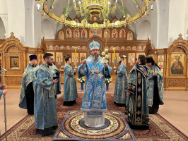 Всенощное бдение в канун Благовещения Пресвятой Богородицы