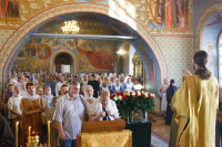 41-Семь архиереев Русской Православной Церкви совершили Литургию в Томске в честь празднования года 100-летия блаженной кончины святителя Макария (Невского)
