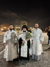 1-Архиепископ Амфилохий совершил Великую вечерню в день Рождества Христова