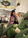 3-В святую ночь Рождества Христова  православные христиане Усть-Каменогорска  посетили праздничное богослужение  в Андреевском кафедральном соборе