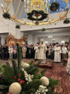 8-В святую ночь Рождества Христова  православные христиане Усть-Каменогорска  посетили праздничное богослужение  в Андреевском кафедральном соборе