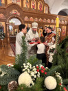 22-В святую ночь Рождества Христова  православные христиане Усть-Каменогорска  посетили праздничное богослужение  в Андреевском кафедральном соборе