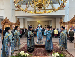 «Днесь спасения нашего главизна». Праздник Благовещения Пресвятой Богородицы в Андреевском кафедральном соборе города Усть-Каменогорска