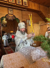 14-В день Собора Пресвятой Богородицы архиепископ Амфилохий совершил Божественную Литургию в храме в честь Покрова Божией Матери города Усть-Каменогорска