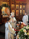 30-В день Собора Пресвятой Богородицы архиепископ Амфилохий совершил Божественную Литургию в храме в честь Покрова Божией Матери города Усть-Каменогорска