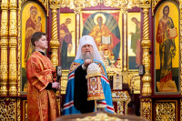27-Архиепископ Усть-Каменогорский и Семипалатинский Амфилохий сослужил митрополиту Александру за Литургией в Вознесенском соборе Алма-Аты
